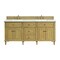James Martin Vanities 72'' Double Vanity, Light Natural Oak w/ 3 CM Ethereal Noctis Quartz Top 424-V72-LNO-3ENC - alternate 1